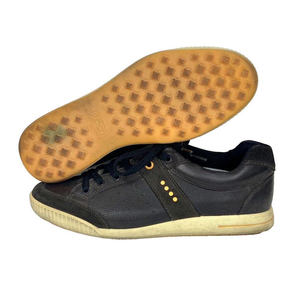 Ecco Premier - Men's Sz EU 43(US 9.5) Dark Brown Leather - Spikeless Golf Shoes